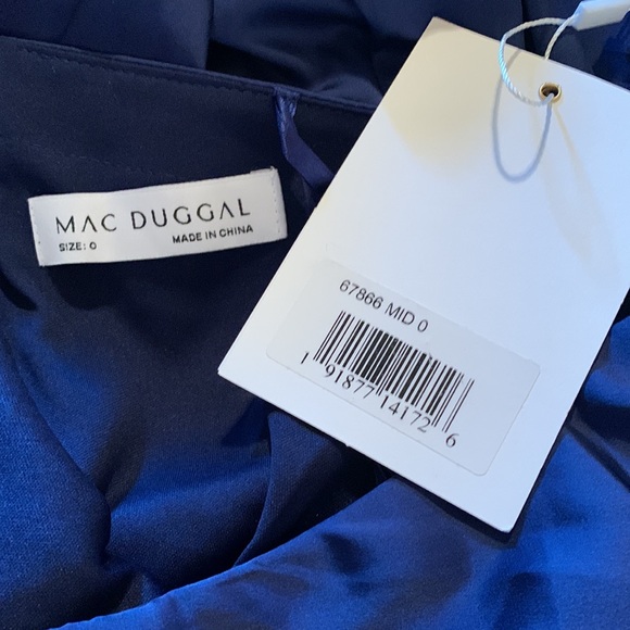 MAC DUGGAL
One Shoulder Bishop Sleeve Flowy Gown - Picture 13 of 15